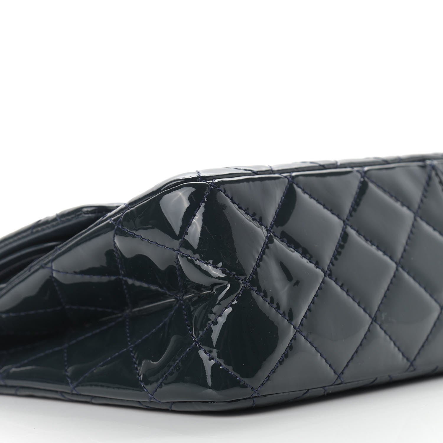 Chanel Patent Quilted 2.55 Reissue 227 Flap Dark Blue 11 of 16