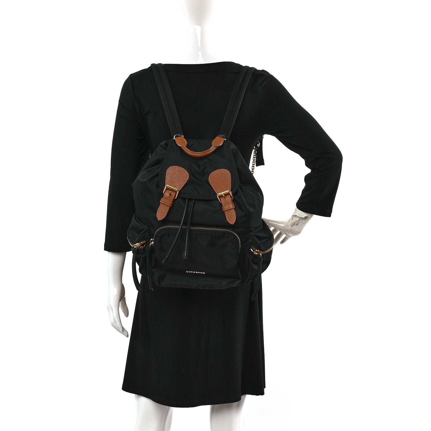 Burberry Nylon Medium Rucksack Backpack Black 2 of 13