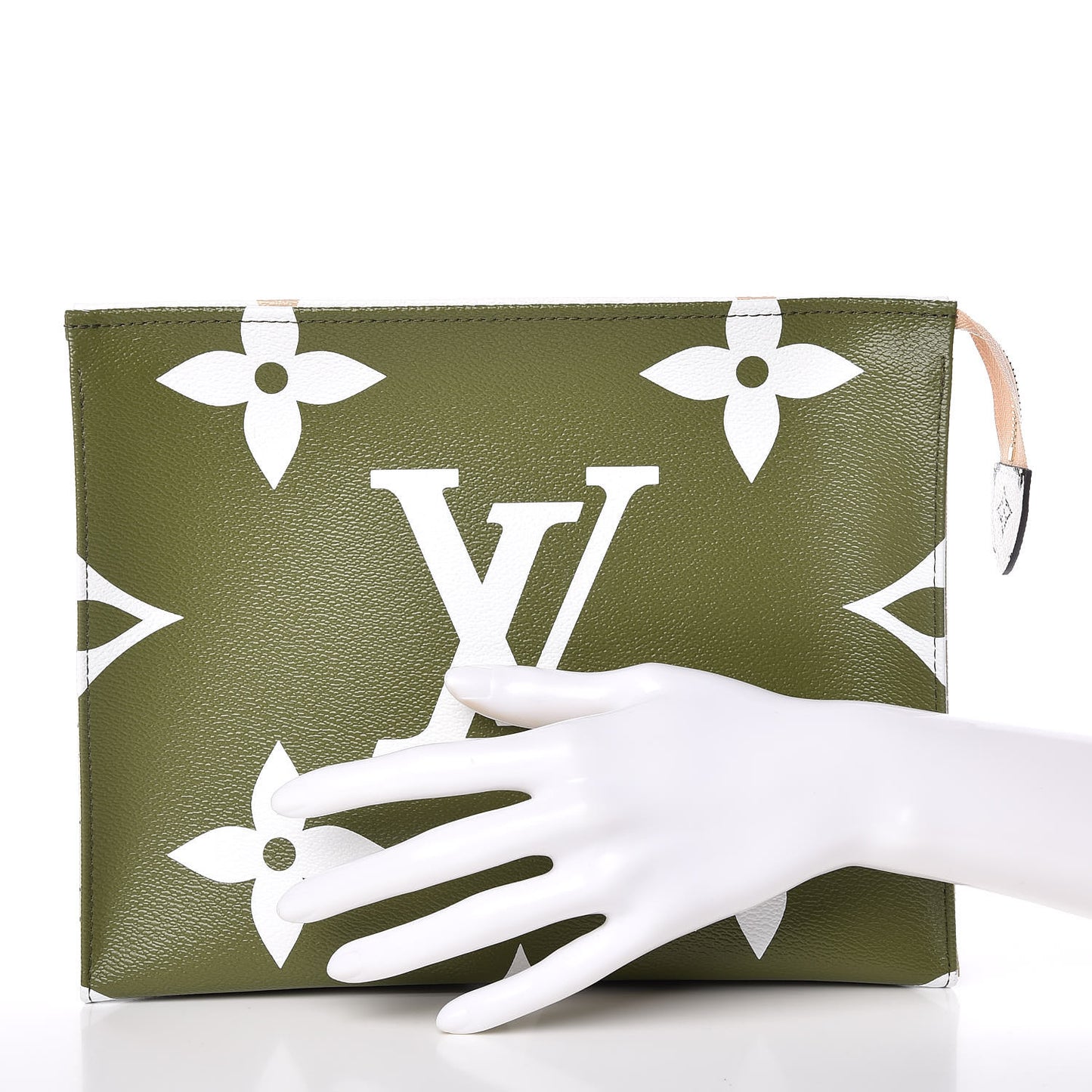 Monogram Giant Toiletry Pouch 26 Kaki