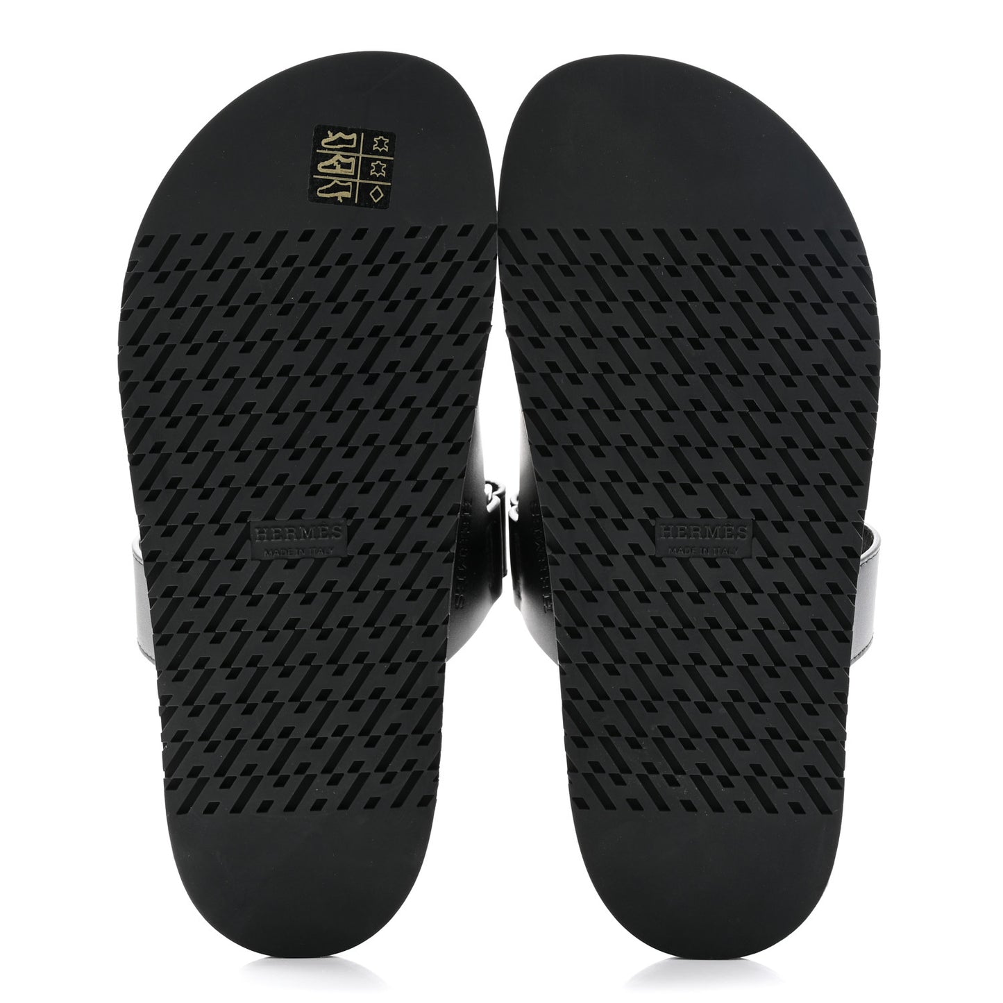 Calfskin Womens Chypre Sandals 38.5 Black