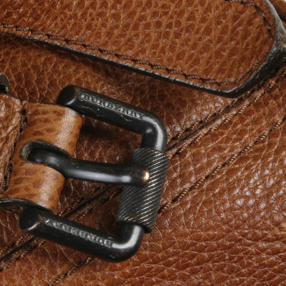 Burberry PRORSUM Leather Messenger Bag Brown 8 of 15