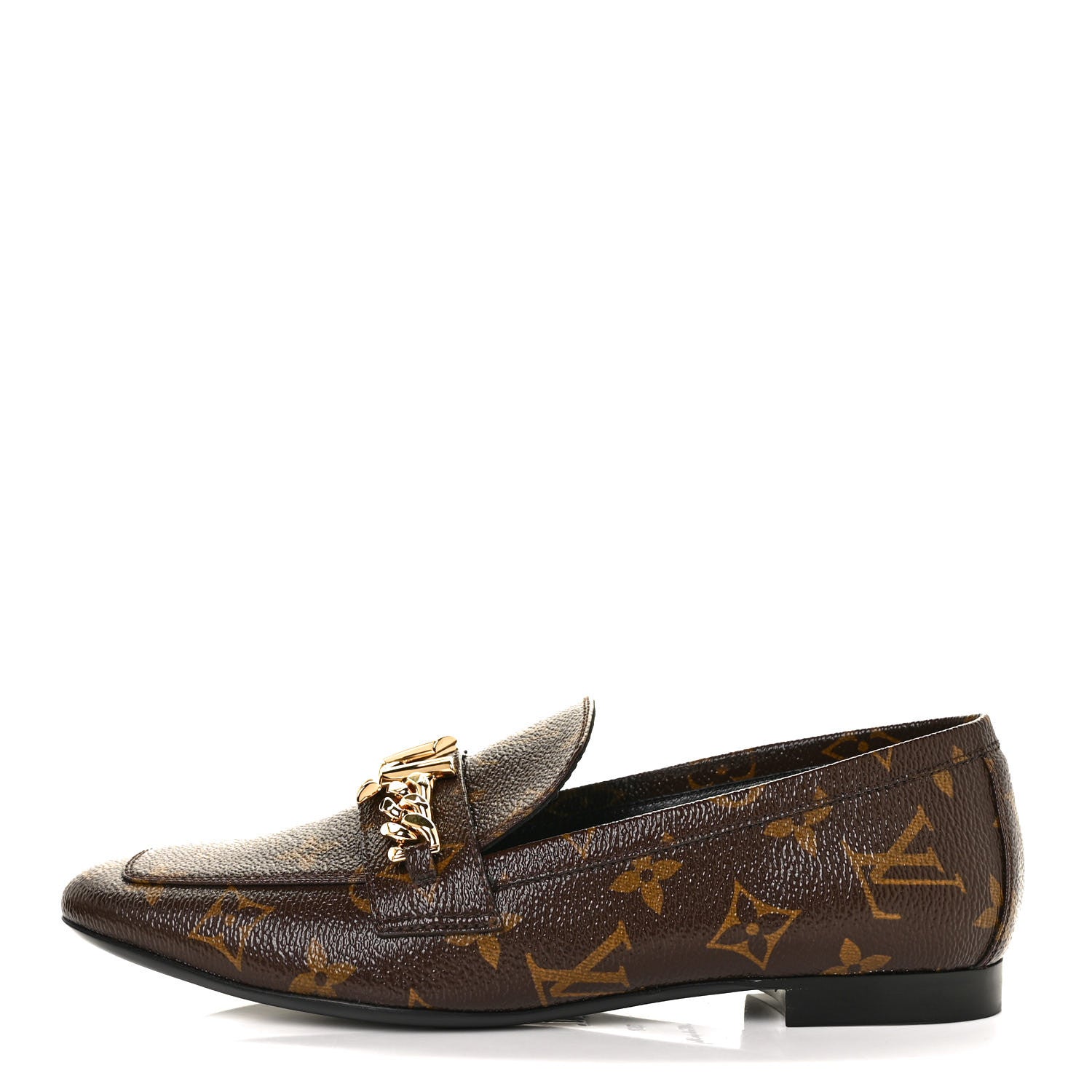 Louis Vuitton Monogram Upper Case Flat Loafer 37 1 of 8