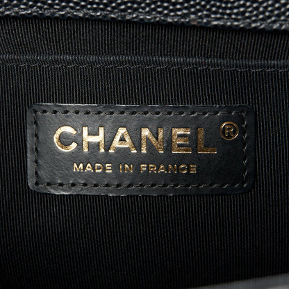Chanel Caviar Quilted Medium Boy Flap Black 6 of 10