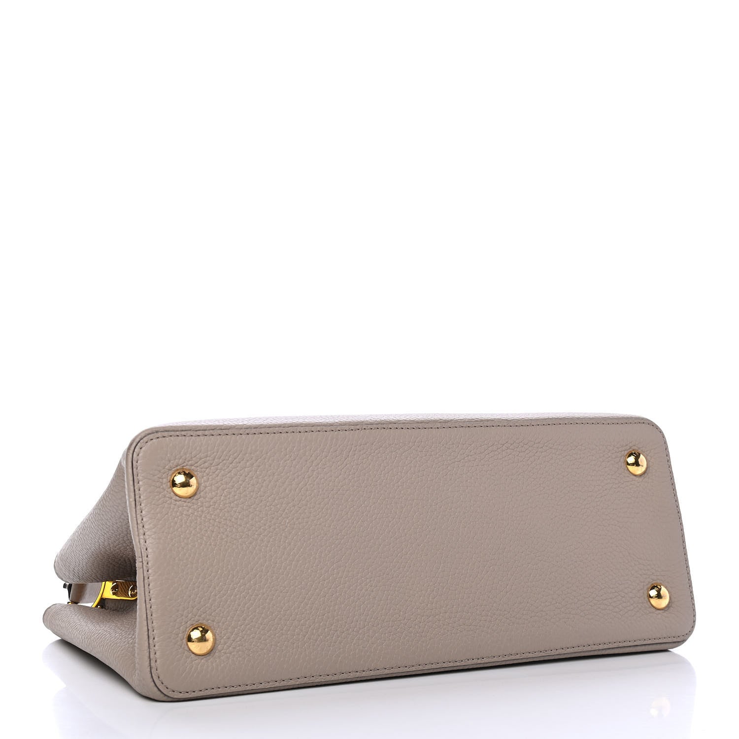 Louis Vuitton Taurillon Capucines MM Galet 3 of 4