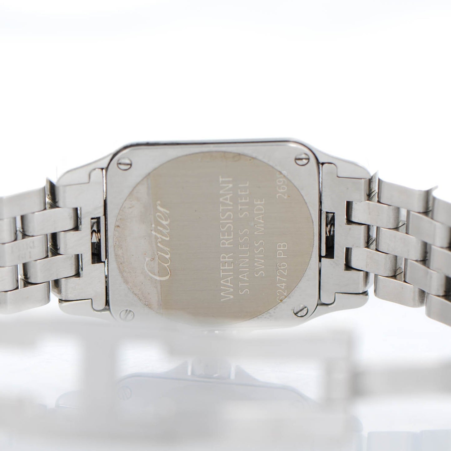 Stainless Steel 20mm Santos Demoiselle Quartz Watch