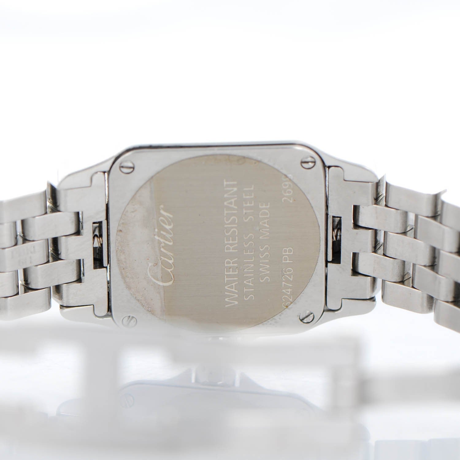 Cartier Stainless Steel 20mm Santos Demoiselle Quartz Watch 7 of 8