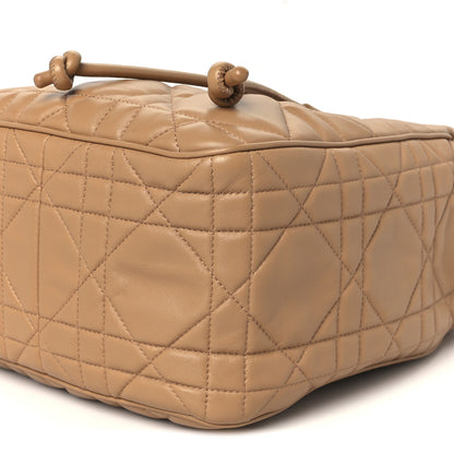 Christian Dior Calfskin Macrocannage Medium D-Motion Bag Light Gold 10 of 10