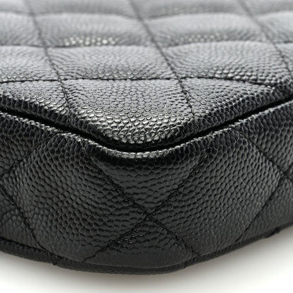 Chanel Caviar Quilted Small Clutch With Chain Black 11 of 12