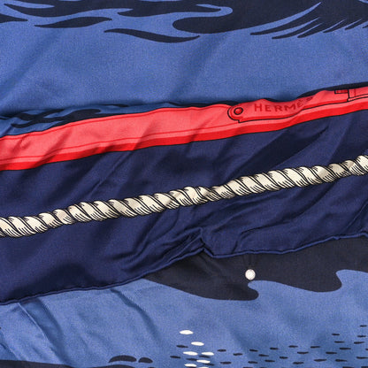 Hermes Silk Feux de Route Apercus la Nuit Scarf 90 4 of 4