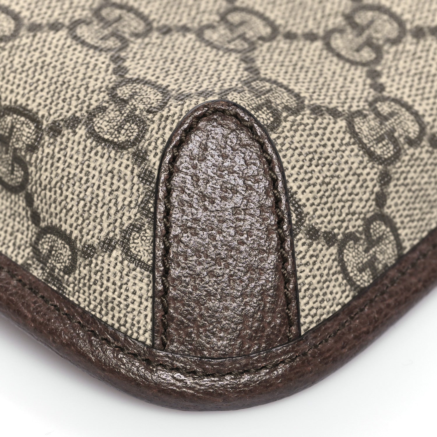 Gucci GG Supreme Monogram Web Medium Neo Vintage Flap Messenger Bag Beige New Acero 9 of 10