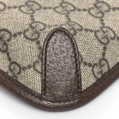 Gucci GG Supreme Monogram Web Medium Neo Vintage Flap Messenger Bag Beige New Acero 9 of 10