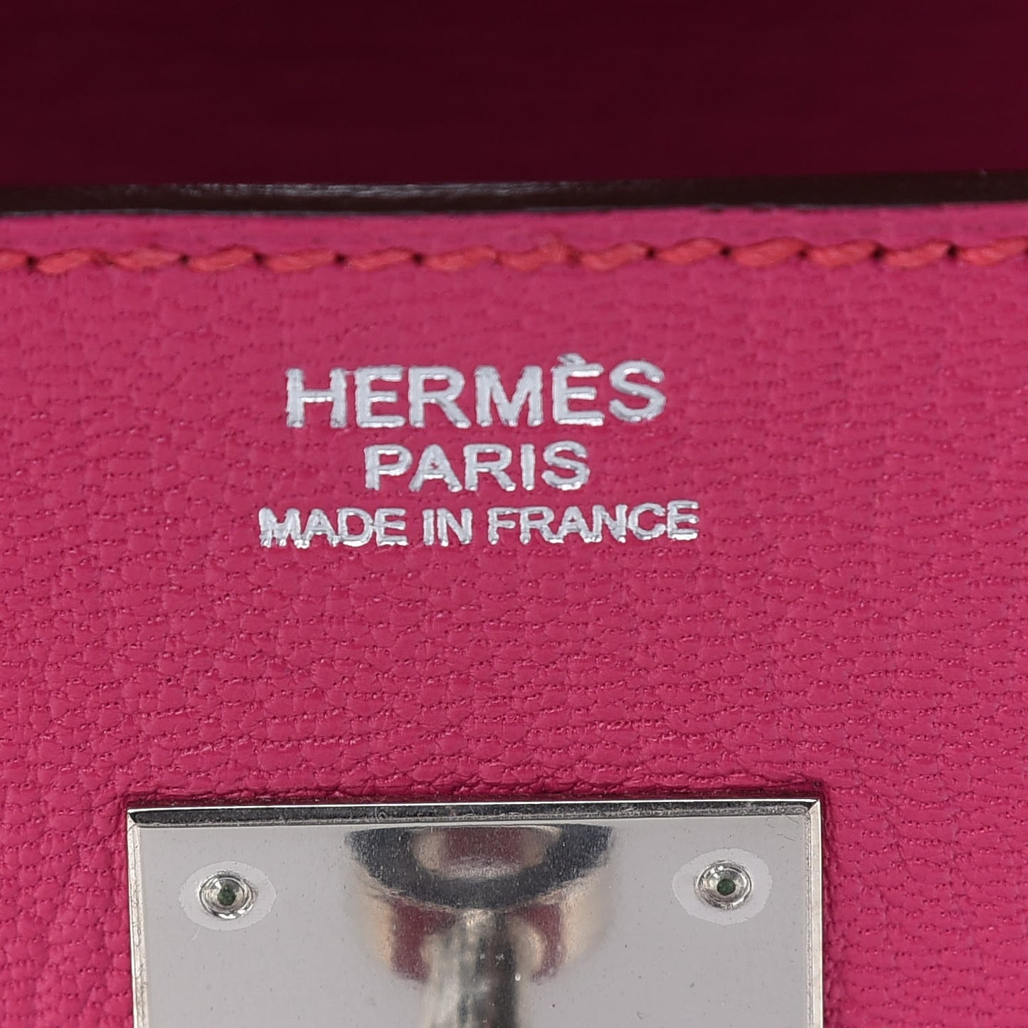 Chevre Mysore Birkin 30 Rose Shocking