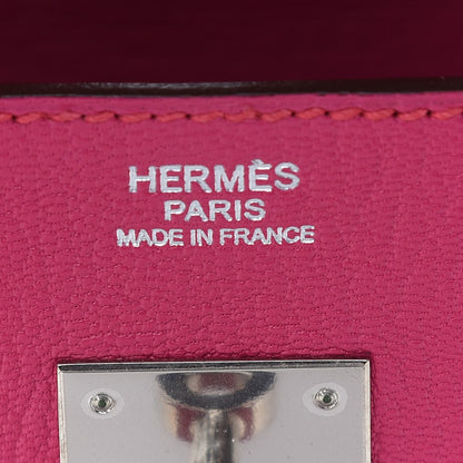Hermes Chevre Mysore Birkin 30 Rose Shocking 7 of 10