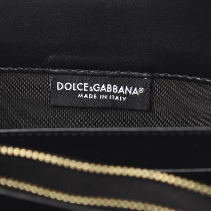 Dolce & Gabbana Vitello L'Amore Bellezza Chain Wallet Black 6 of 14