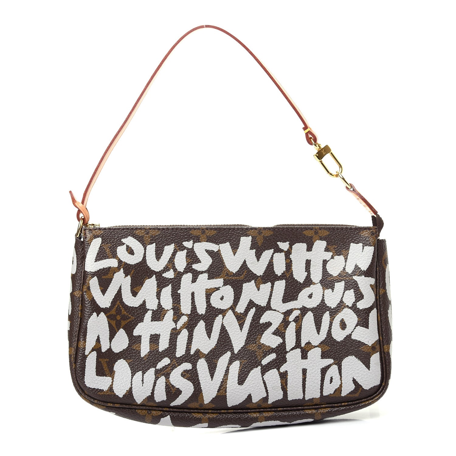 Louis Vuitton Monogram Graffiti Pochette Accessories Silver 1 of 9