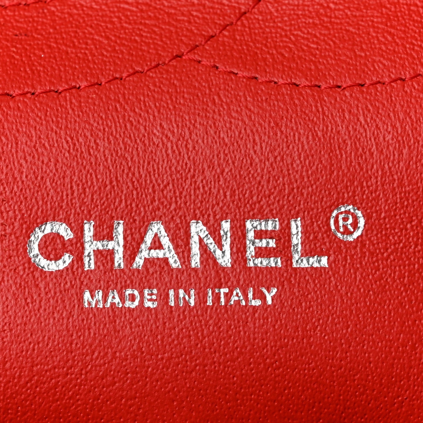 Lambskin Quilted Jumbo Double Flap Red