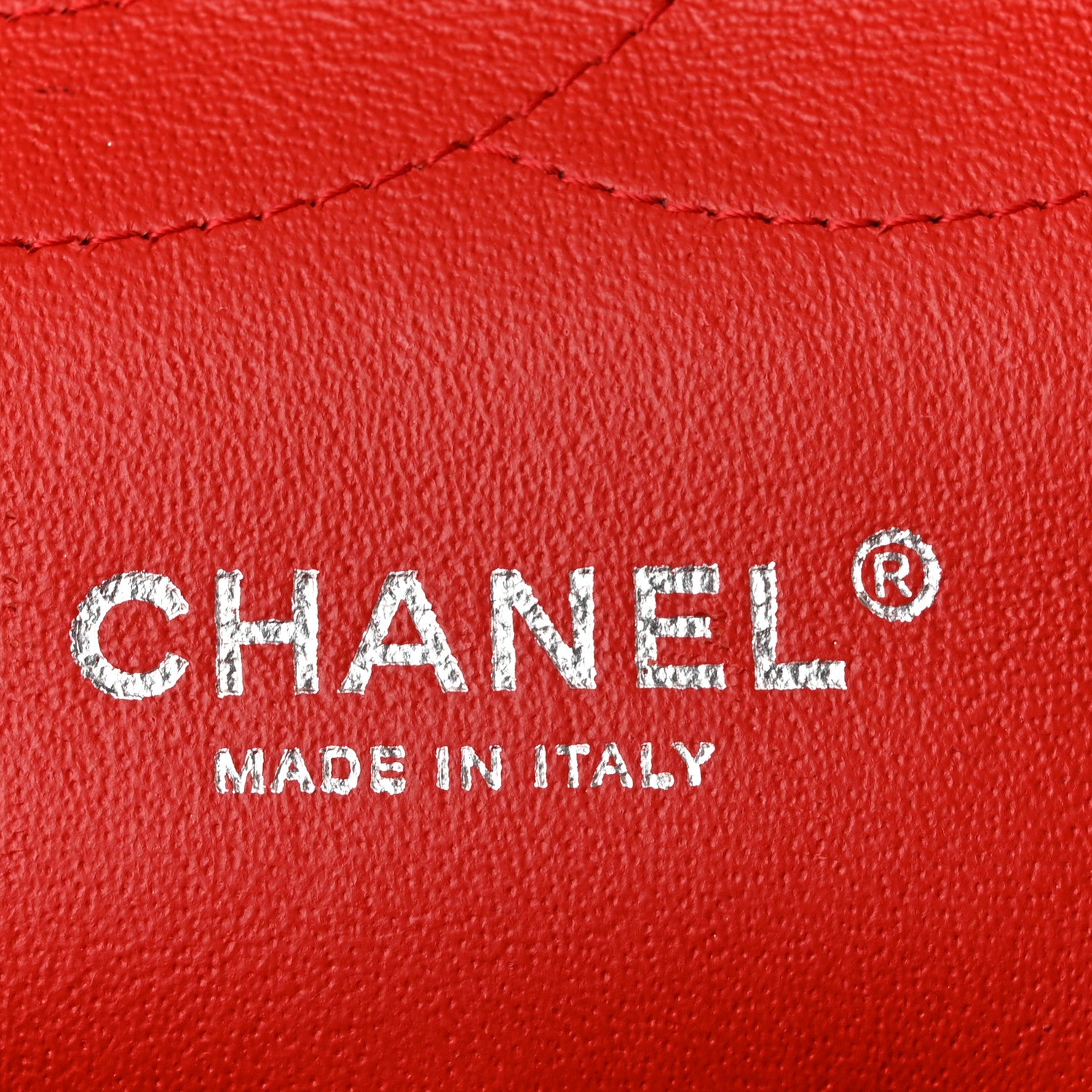 Chanel Lambskin Quilted Jumbo Double Flap Red 6 of 10