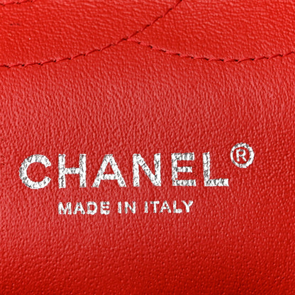 Chanel Lambskin Quilted Jumbo Double Flap Red 6 of 10