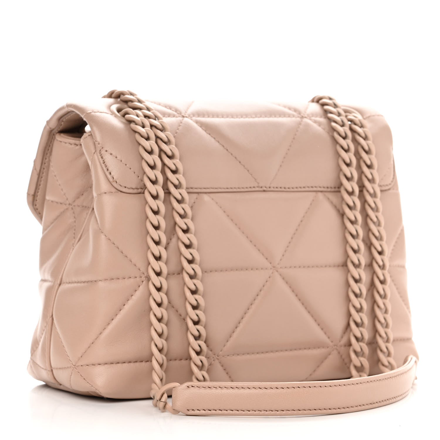 Prada Nappa Triangle Stitched Small Spectrum Bag Cipria 3 of 8