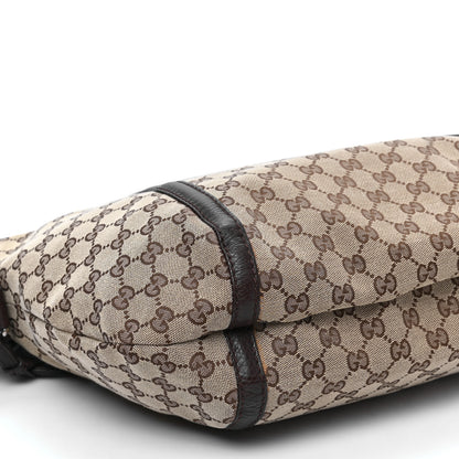 Gucci Monogram Medium Techno Horsebit Hobo Brown 8 of 10