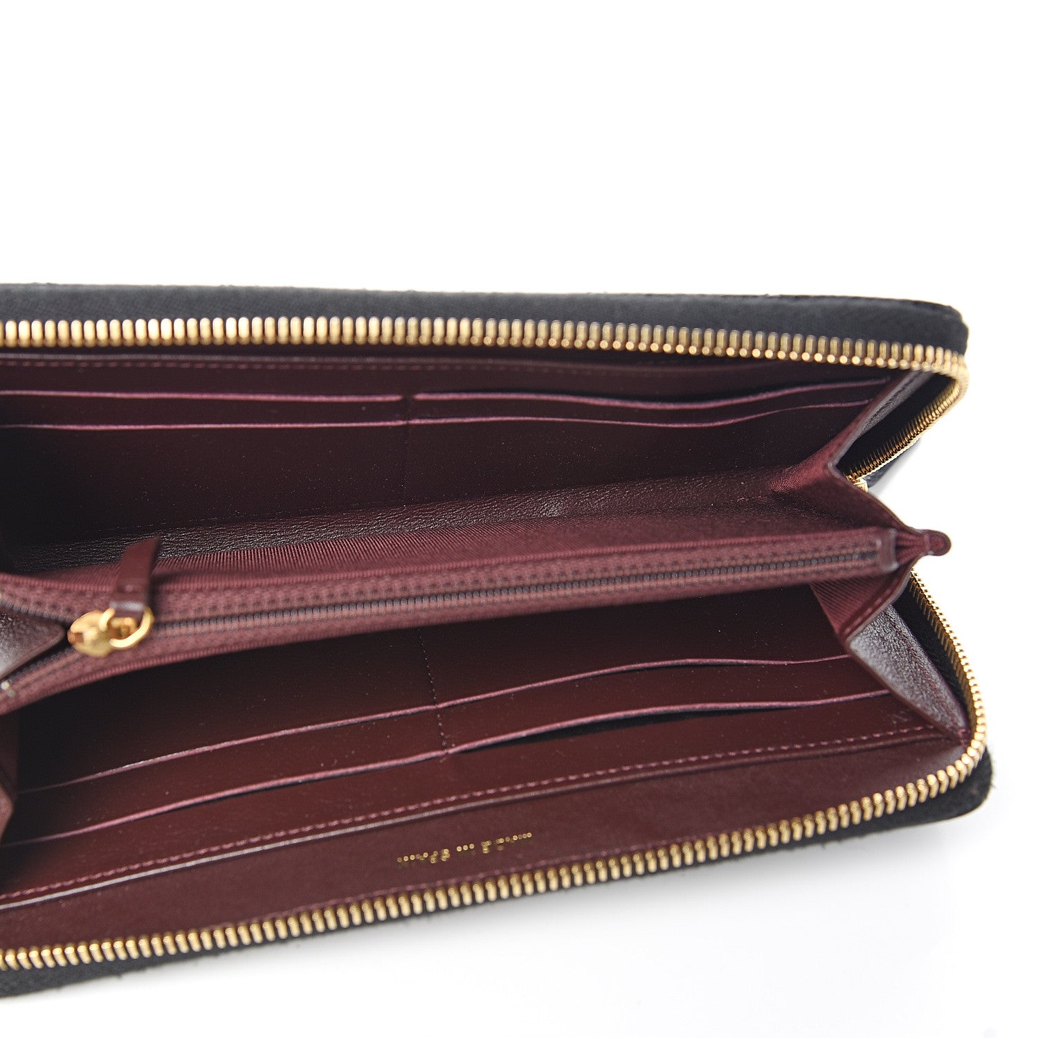 Chanel Caviar Quilted Large Gusset Zip Around Wallet Black 5 of 9