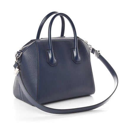 Givenchy Grained Calfskin Small Antigona Night Blue 3 of 10