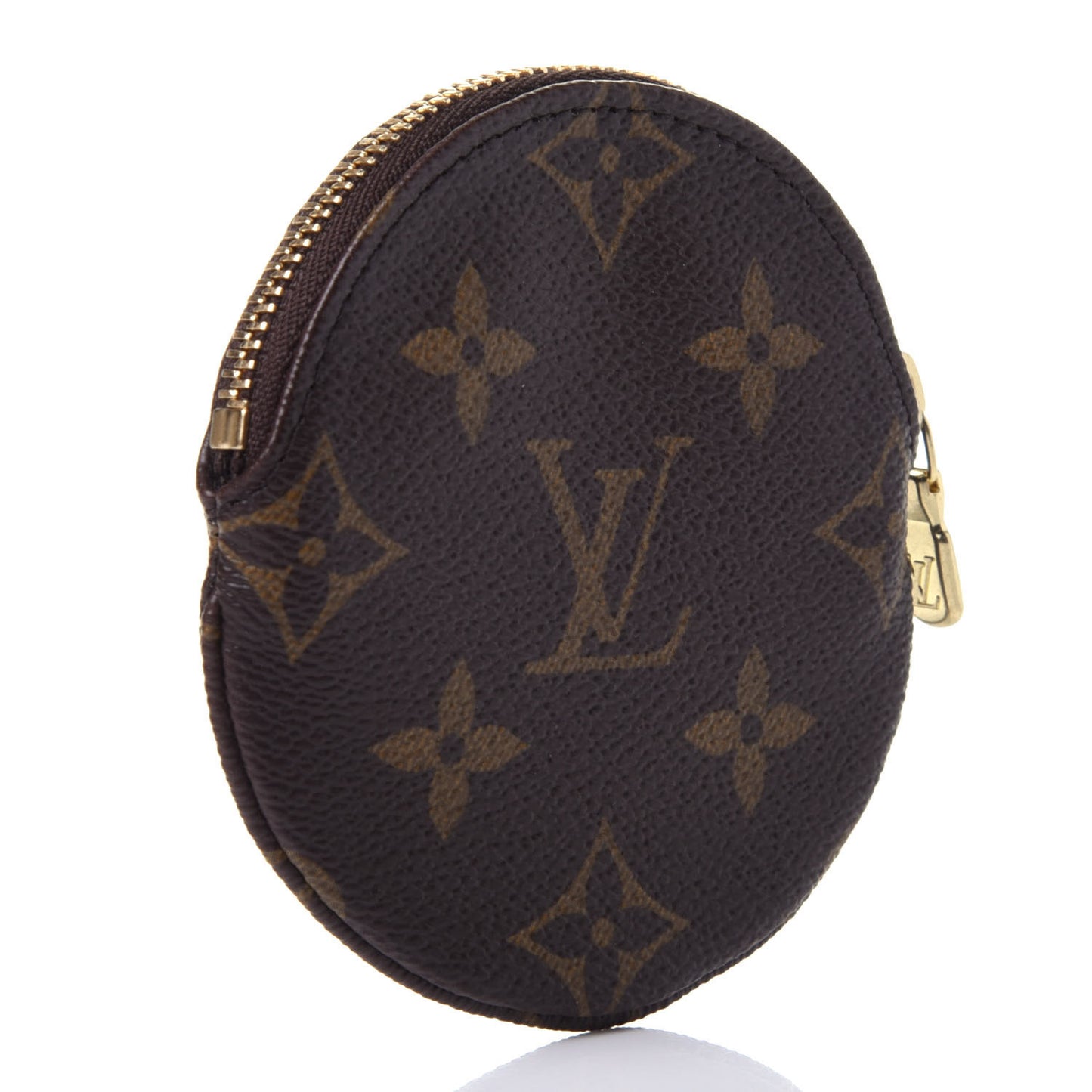 Monogram 2019 Christmas Animation Round Coin Purse Blue