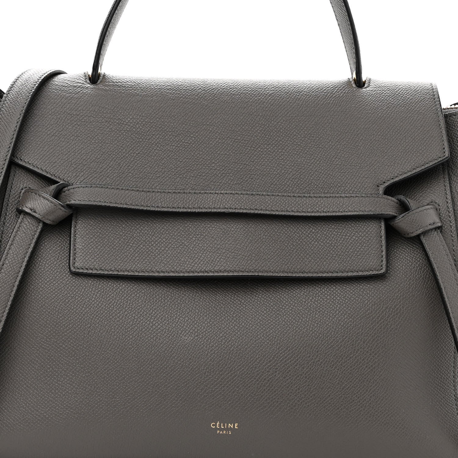 Celine Grained Calfskin Mini Belt Bag Grey 8 of 12