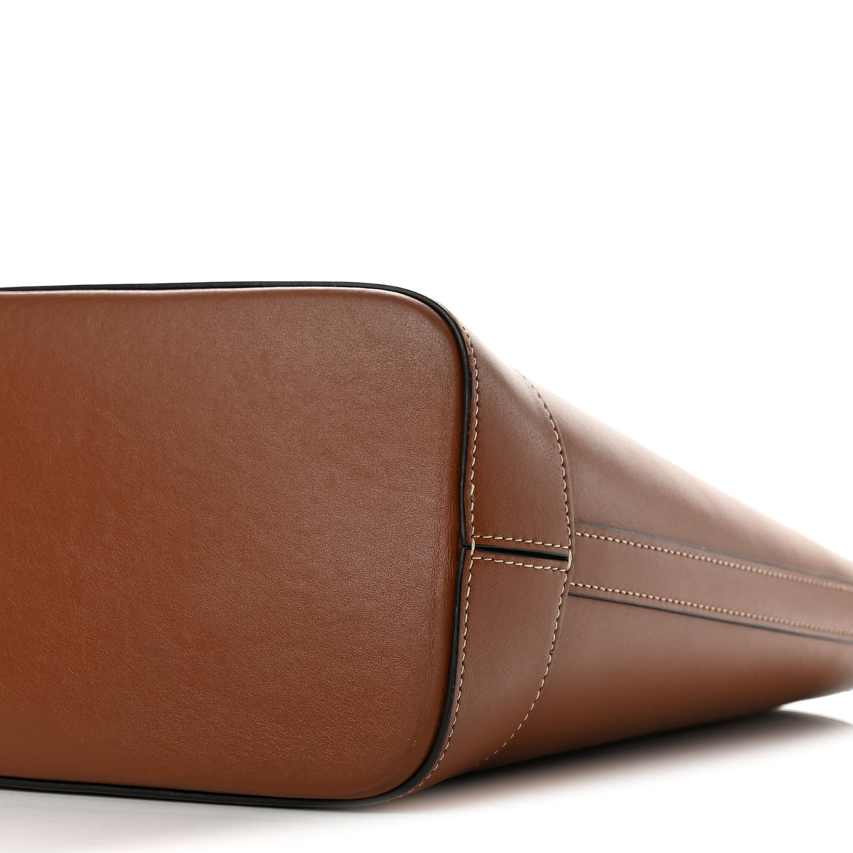 Celine Smooth Calfskin Small Cuir Triomphe Bucket Bag Tan 11 of 13