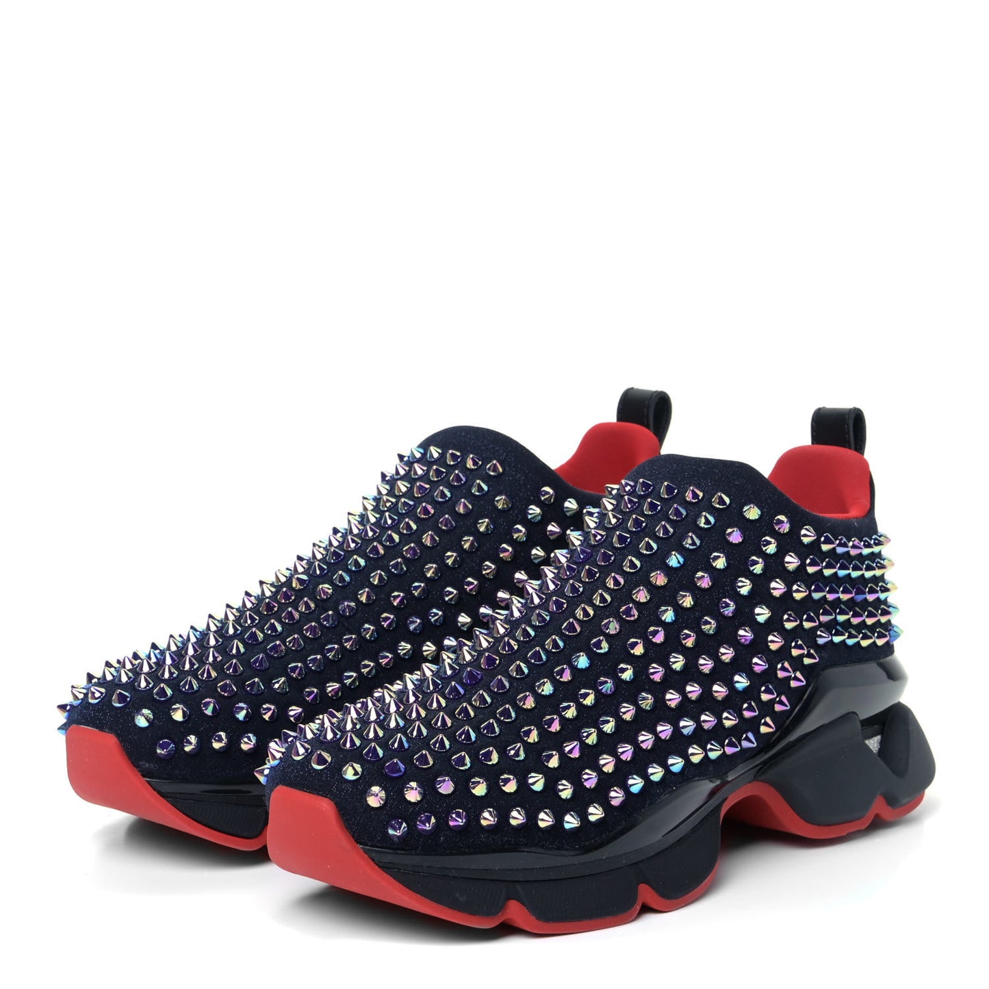 Neoprene Spike Sock Donna Flat Sneakers 39.5 Black