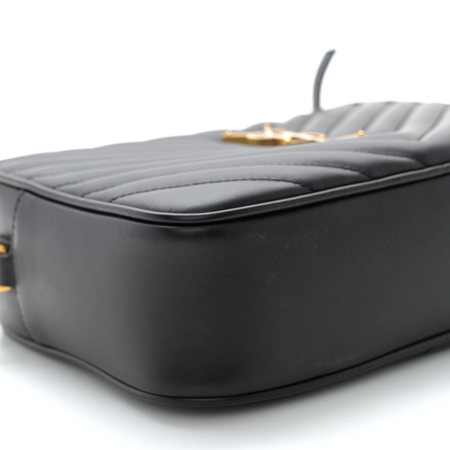 Calfskin Matelasse Monogram Lou Camera Bag Black