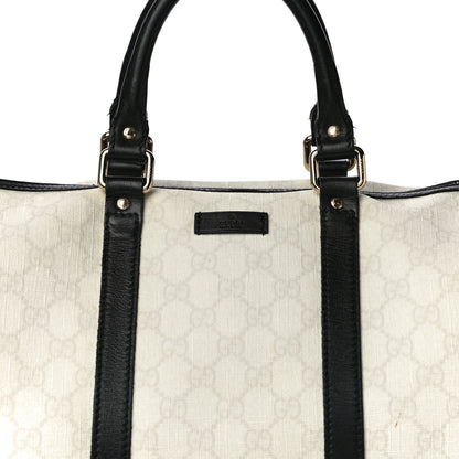 Gucci GG Plus Monogram Medium Joy Boston White Black 10 of 22