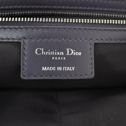 Christian Dior Coated Canvas Cannage Medium Panarea Tote Purple 7 of 8