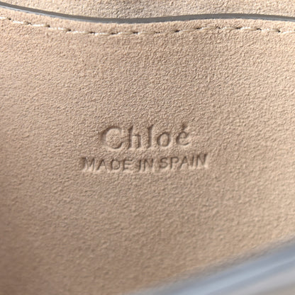 Chloe Suede Calfskin Small Faye Shoulder Bag Motty Grey 5 of 9