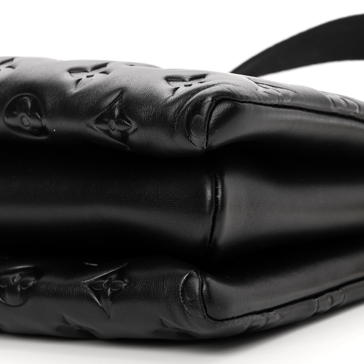 Louis Vuitton Lambskin Embossed Monogram Coussin PM Black 9 of 9