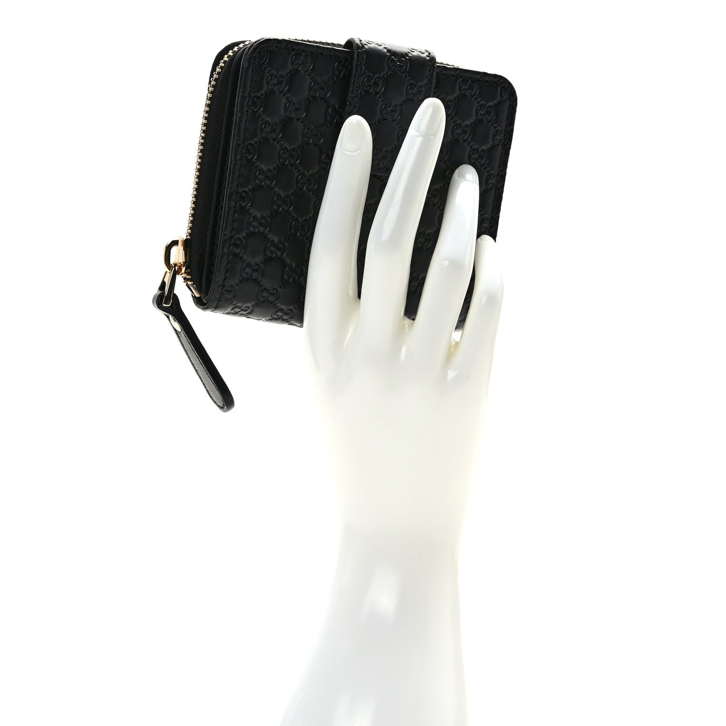 Microguccissima Compact Wallet Black