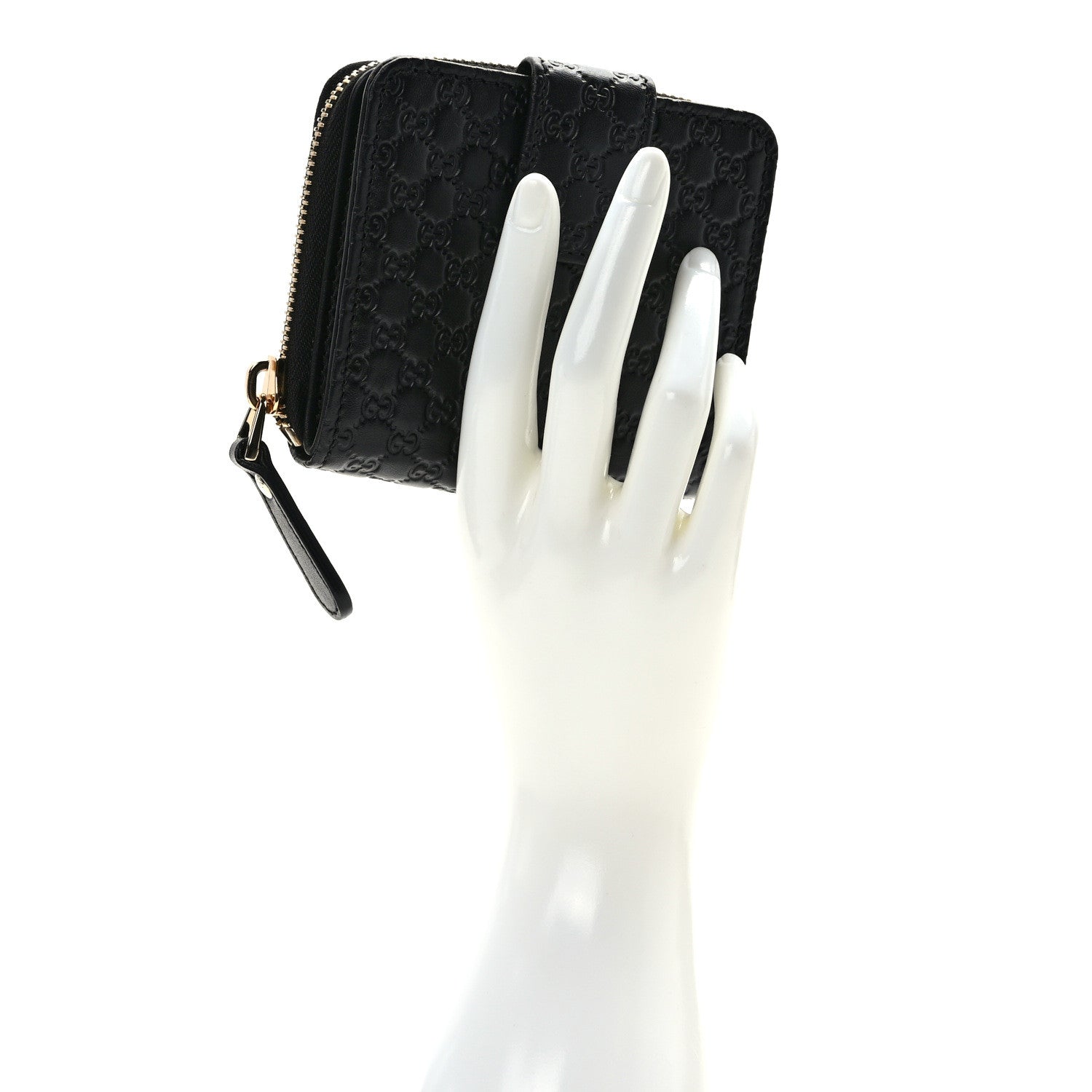 Gucci Microguccissima Compact Wallet Black 2 of 10