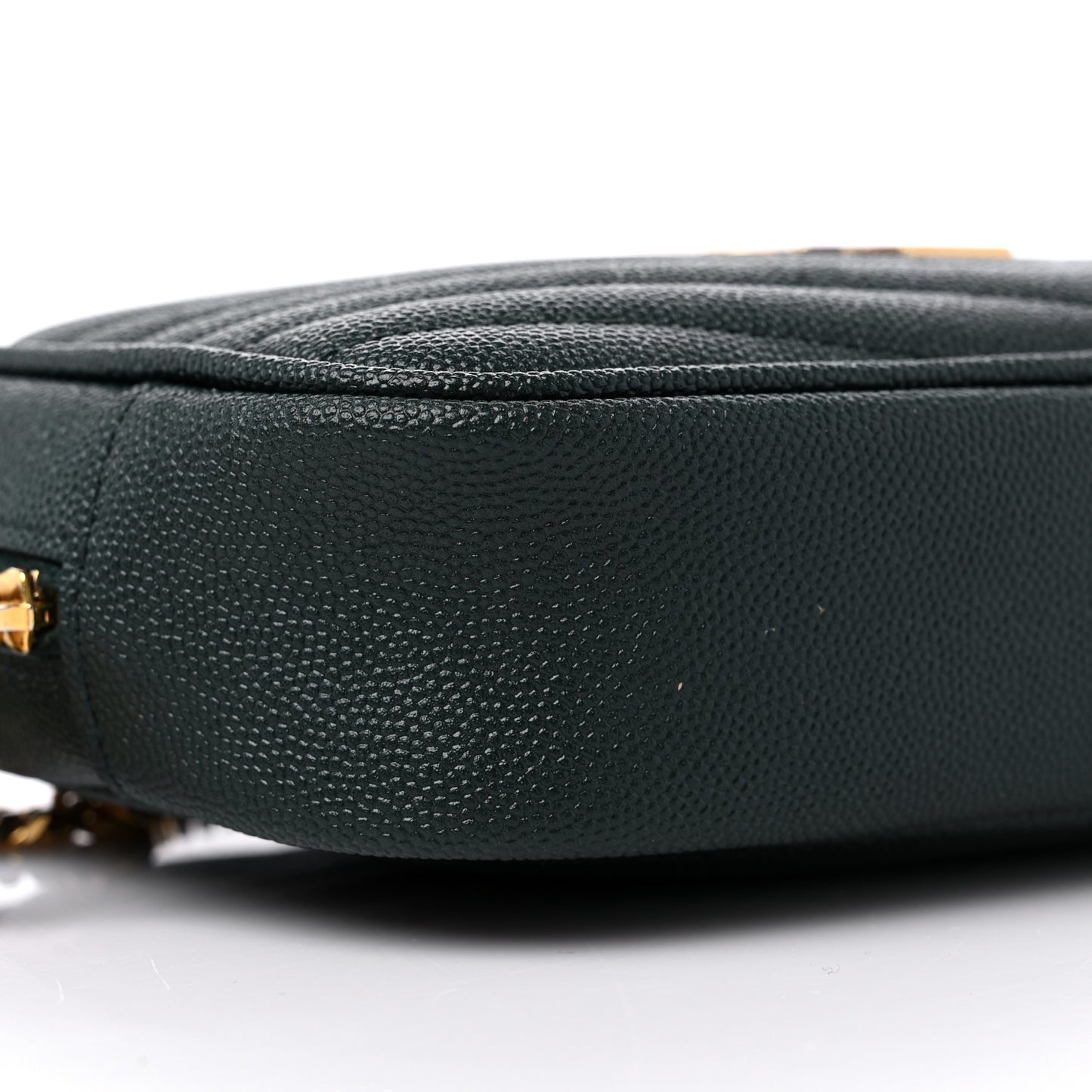 Grain De Poudre Matelasse Monogram Mini Lou Camera Bag New Vert Fonce