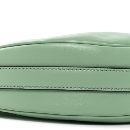Prada Soft Calfskin Arque Shoulder Bag Acquamarina 8 of 9