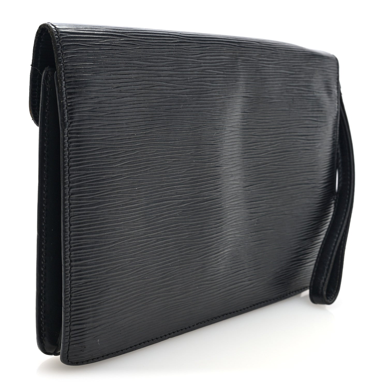 Louis Vuitton Epi Pochette Sellier Dragonne Clutch Black 3 of 6