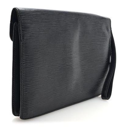 Louis Vuitton Epi Pochette Sellier Dragonne Clutch Black 3 of 6