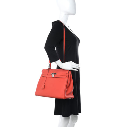 Hermes Togo Kelly Retourne 35 Rose Jaipur 2 of 13