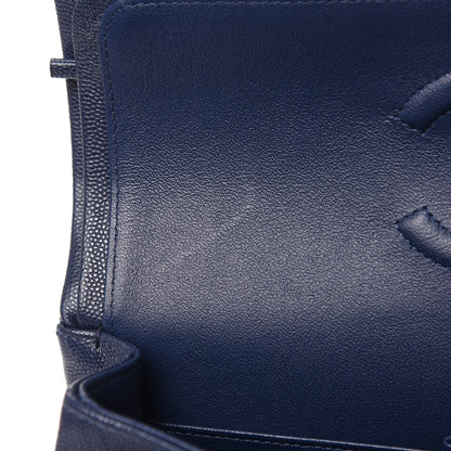 Chanel Caviar Quilted Medium Double Flap Navy 10 of 10