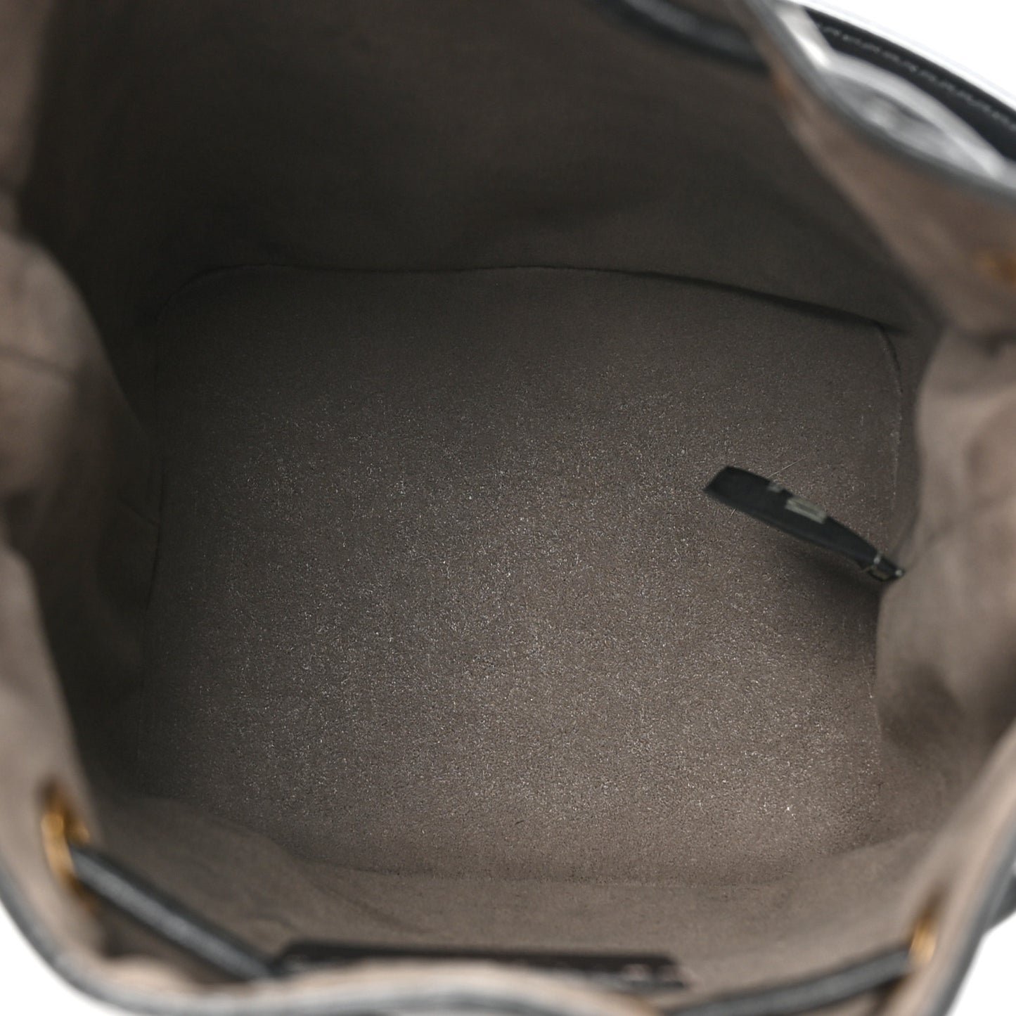 Vitello Liberty F is Fendi Bi-Color FF 1974 Embossed Mini Mon Tresor Bucket Bag Maya Black