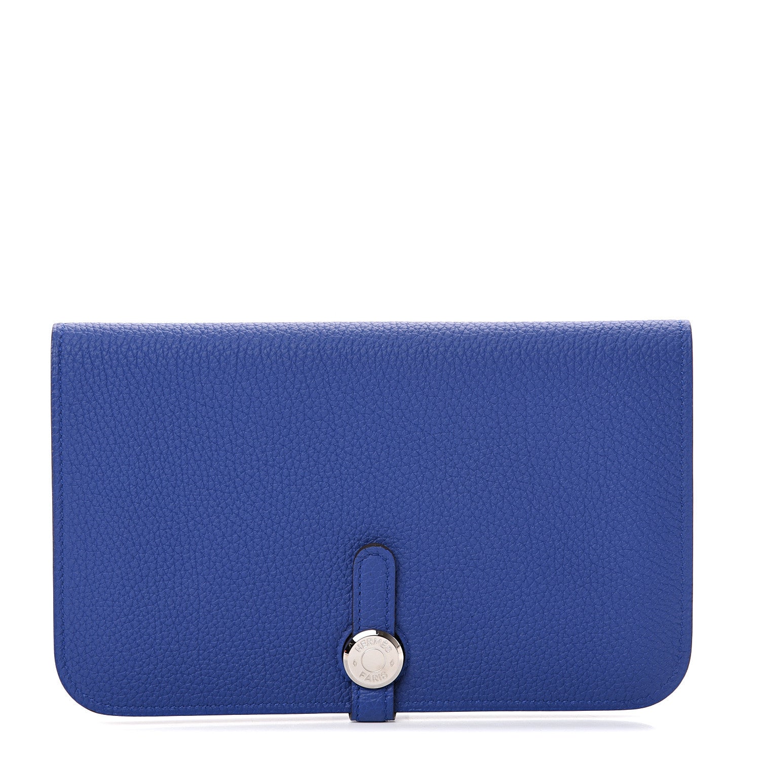 Hermes Togo Dogon Duo Wallet Bleu Electrique 1 of 9