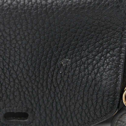 Hermes Taurillon Clemence Mini Lindy 20 Black 11 of 11