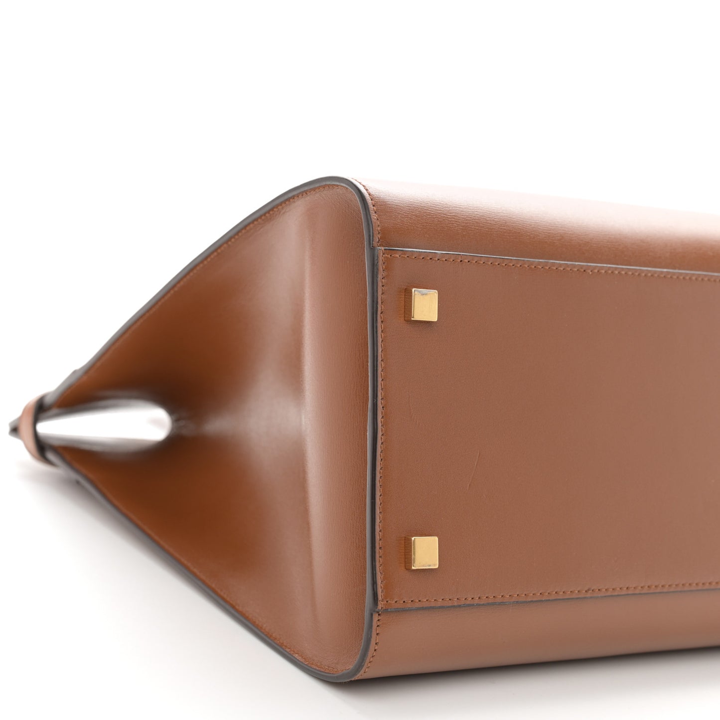 Calfskin Medium Manhattan Shopper Tote Brick