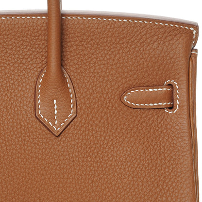Hermes Togo Birkin 25 Gold 9 of 26