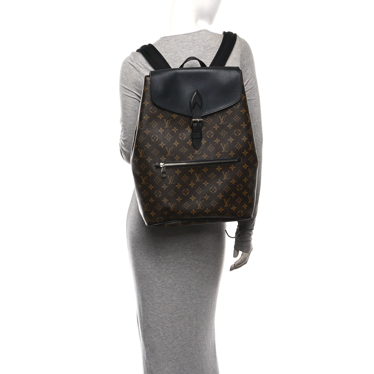 Louis Vuitton Monogram Macassar Palk Backpack 2 of 10