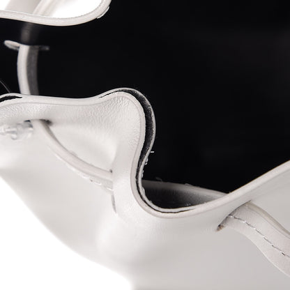 Mansur Gavriel Calfskin Mini Bucket Bag White 13 of 14